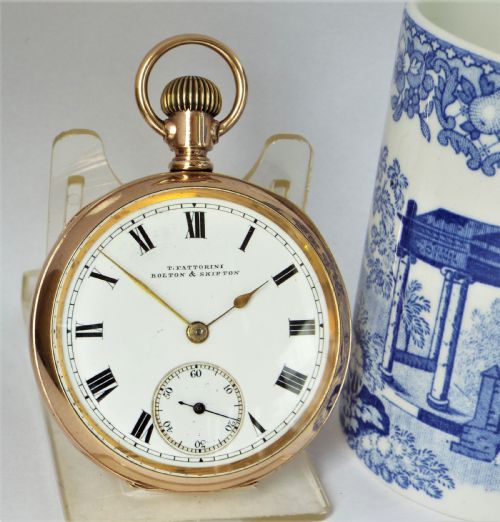 Antique 14 Ct Gold Filled Waltham Pocket Watch.