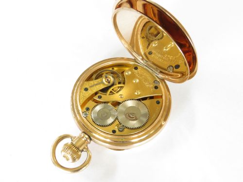 fig 2. Antique 1917 Waltham Traveler pocket watch