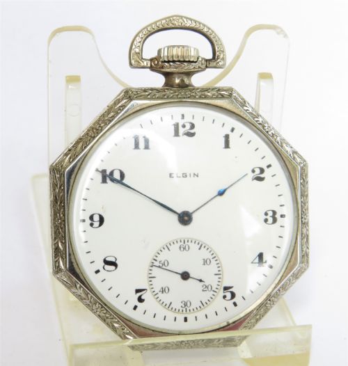 fig 1. Antique Elgin pocket watch, 1919
