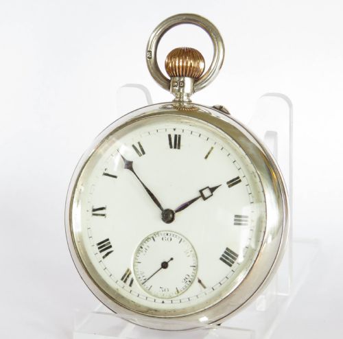 Rotherham & Sons Silver Pocket Watch, 1929