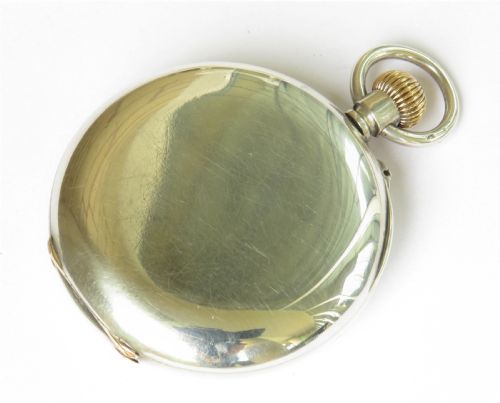 fig 4. Antique Vacheron Constantin silver half hunter pocket watch