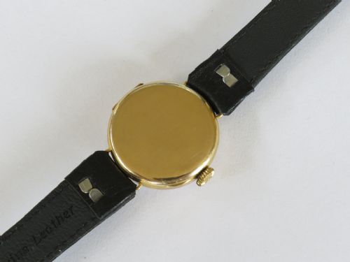 fig 3. Antique 9ct gold wrist watch, 1924