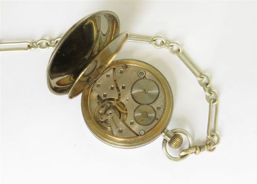 fig 2. 1920s Kays Standard Lever pocket watch & chain