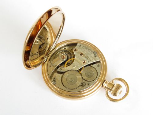 fig 2. Waltham full hunter pocket watch, 1926
