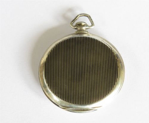 fig 3. 1930s Mido silver niello ware pocket watch
