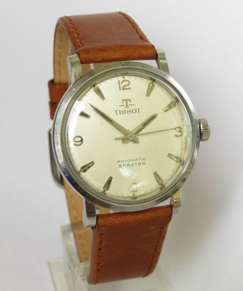 fig 1. Gents Tissot Seastar wrist watch, 1962