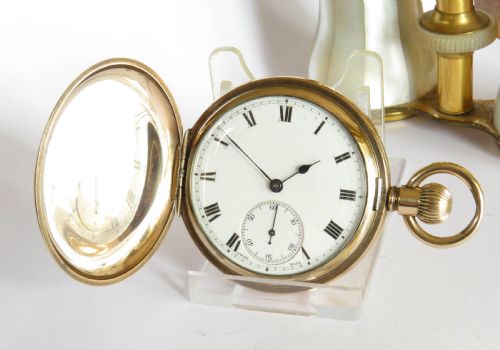 1920s Cyma Full Hunter Pocket Watch.