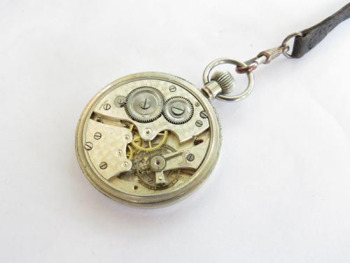 fig 1. 1930s Swiss pocket watch and albert