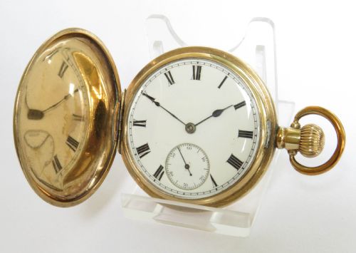 Waltham Traveler Full Hunter Pocket Watch, 1905