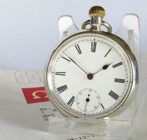 Antique Silver Omega Pocket Watch
