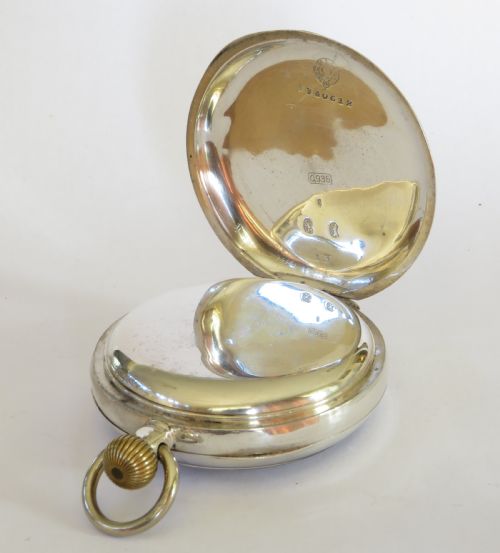 fig 1. Antique silver Omega pocket watch