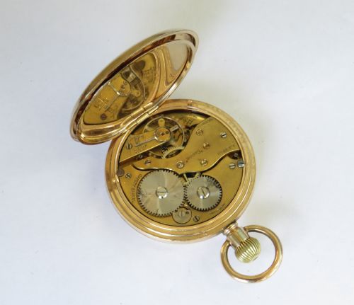 fig 2. Antique 1920s Cudos full hunter pocket watch
