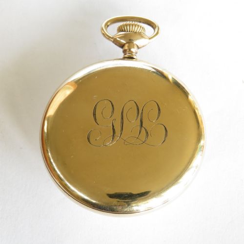 fig 4. Antique Waltham Canadian railroad pocket watch, 1918