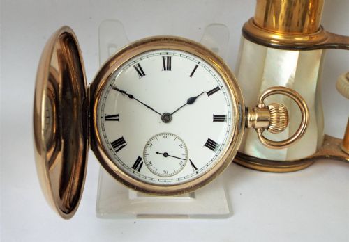 Waltham Traveler Full Hunter Pocket Watch, 1905.