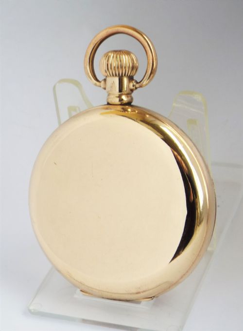 fig 1. Waltham Traveler full hunter pocket watch, 1905.