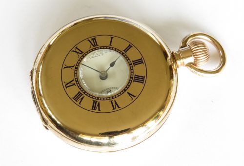 Antique Omega Half Hunter Pocket Watch, C1900
