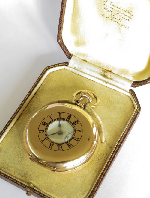 Antique Syren Half Hunter Pocket Watch