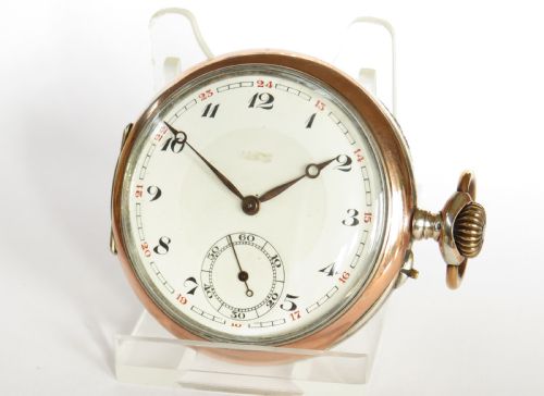 Antique Silver Henry Moser Pocket Watch, C1900