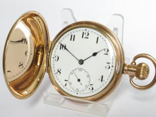 Antique Satisfaction Full Hunter Pocket Watch