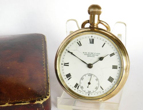 1930s Swiss Pocket Watch with Original Box