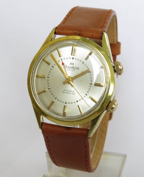 Gents 1960s Silvana Cricket Alarm Watch