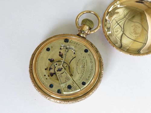 fig 2. Antique Hampden Watch Co pocket watch, 1893