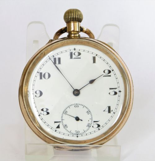fig 1. 1920s Eterna private label pocket watch