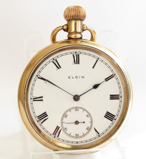 fig 1. Antique Elgin pocket watch