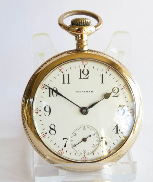 fig 1. Antique Waltham Bond Street pocket watch, 1904