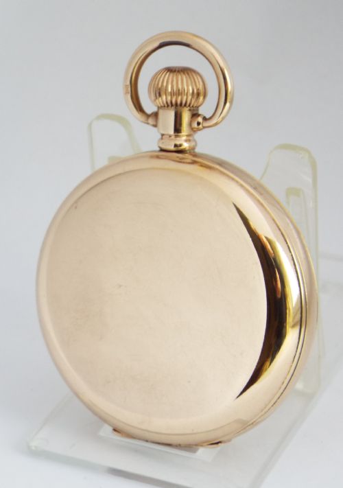 fig 1. Waltham Marquis full hunter pocket watch, 1914.