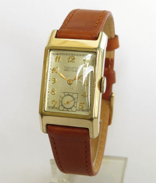Gents Gruen Precsion Quadron Wrist Watch, 1936