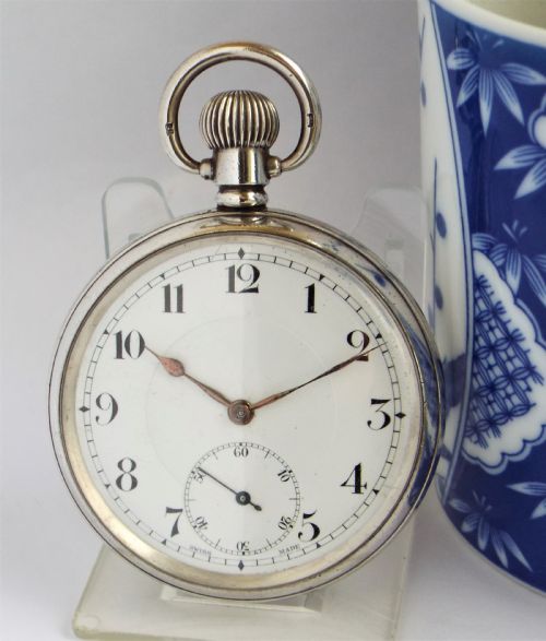 Antique Silver High Grade Dimier Freres & Cie Pocket Watch.