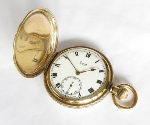 fig 1. Antique Limit full hunter pocket watch