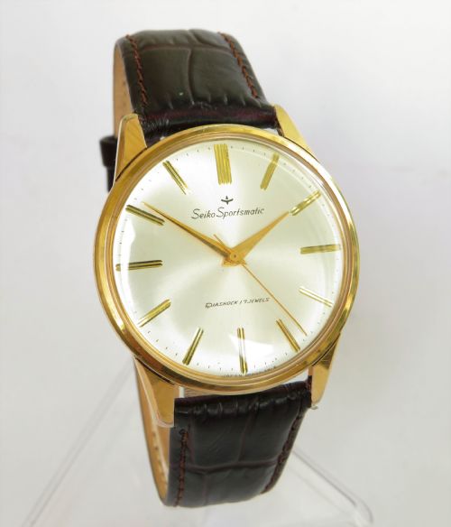 fig 1. Gents Seiko Sportsmatic wrist watch, 1964