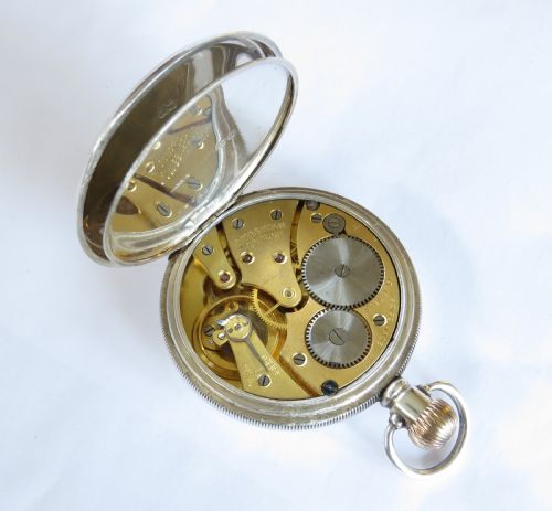 fig 2. Silver J W Benson pocket watch