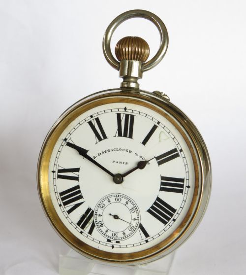 Antique Goliath Pocket Watch by Japy Freres