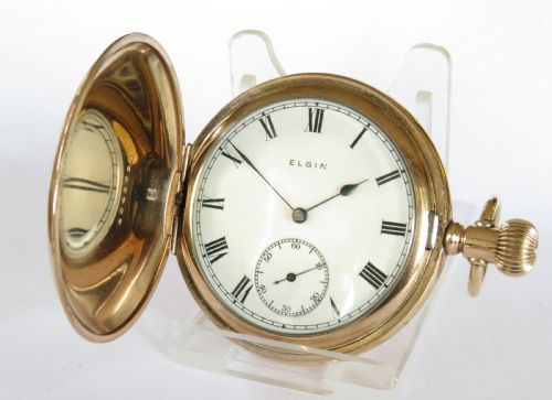 Antique Elgin Full Hunter Pocket Watch, 1921