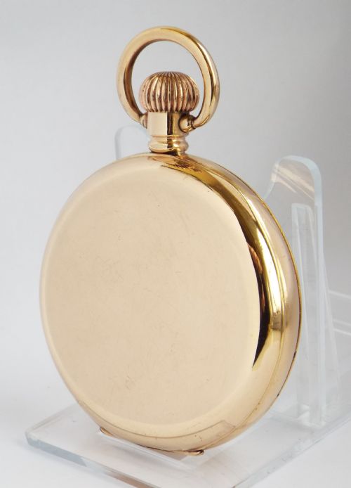 fig 1. 1910s Thomas Russell centre seconds chronograph pocket watch.
