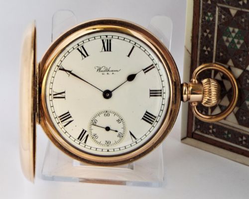 Waltham Full Hunter Pocket Watch, 1925.
