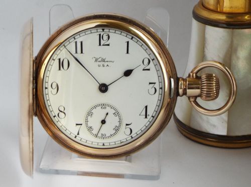 Antique Waltham Full Hunter Pocket Watch, 1920.