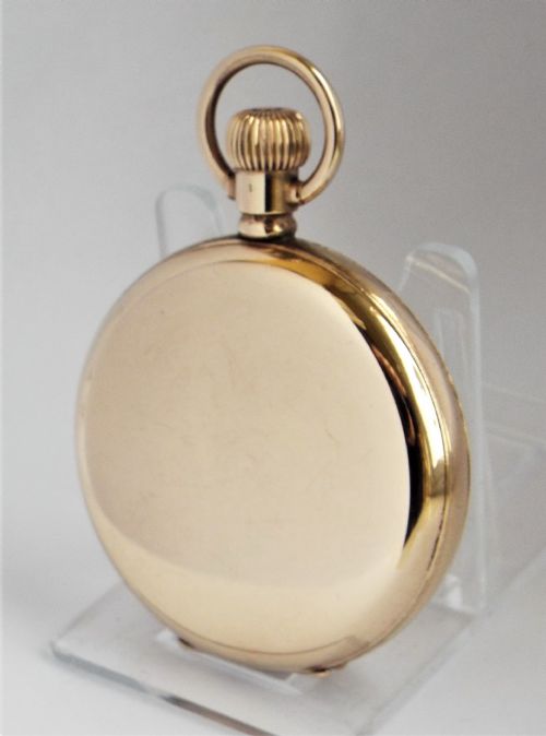 fig 1. Antique Waltham full hunter pocket watch, 1920.