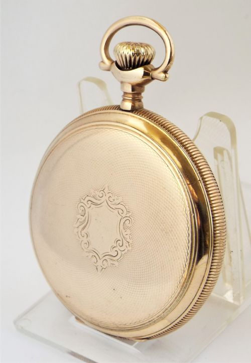 fig 1. Antique Elgin full hunter pocket watch, 1913.