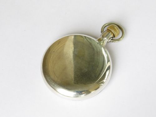 fig 3. Antique Omega blue dial pocket watch, c1914