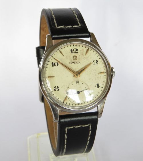 fig 1. Gents Omega wrist watch, 1950