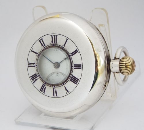 Rotherham & Sons Silver Half Hunter Pocket Watch, 1902.