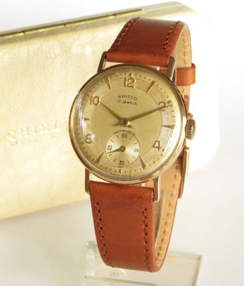 1950s Mid-size Shield Wrist Watch
