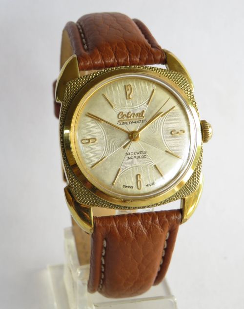 fig 1. Gents 1950s Colant Supermatic automatic wrist watch