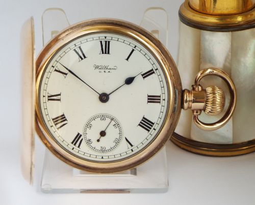 Antique Waltham Full Hunter Pocket Watch, 1917.