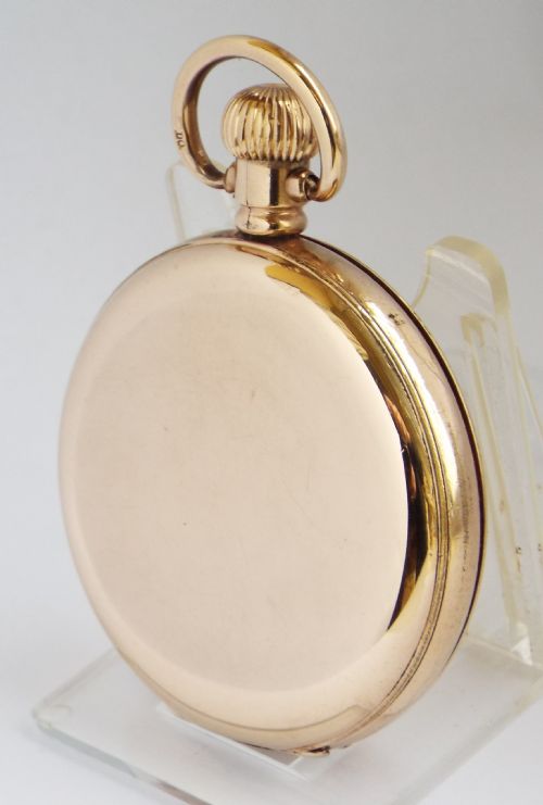 fig 1. Antique Waltham full hunter pocket watch, 1917.