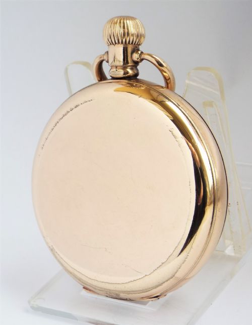 fig 1. Waltham Traveler full hunter pocket watch, 1907.